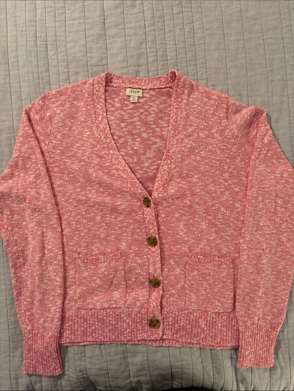 J. Crew Factory Marled Cardigan Sweater